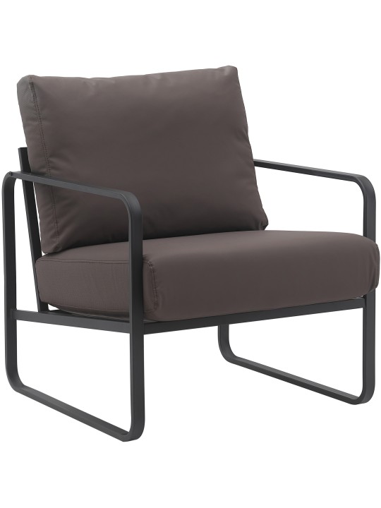 Ligstoel Manea kunstleer, bruin Ligstoel Manea kunstleer, bruin