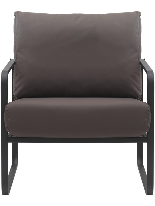 Ligstoel Manea kunstleer, bruin Ligstoel Manea kunstleer, bruin