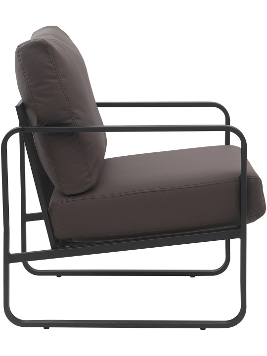 Ligstoel Manea kunstleer, bruin Ligstoel Manea kunstleer, bruin