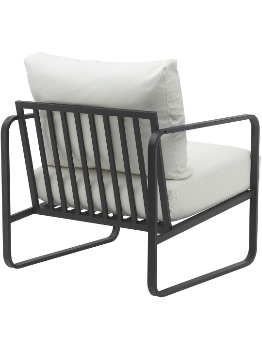 Ligstoel Manea kunstleer, wit Ligstoel Manea kunstleer, wit