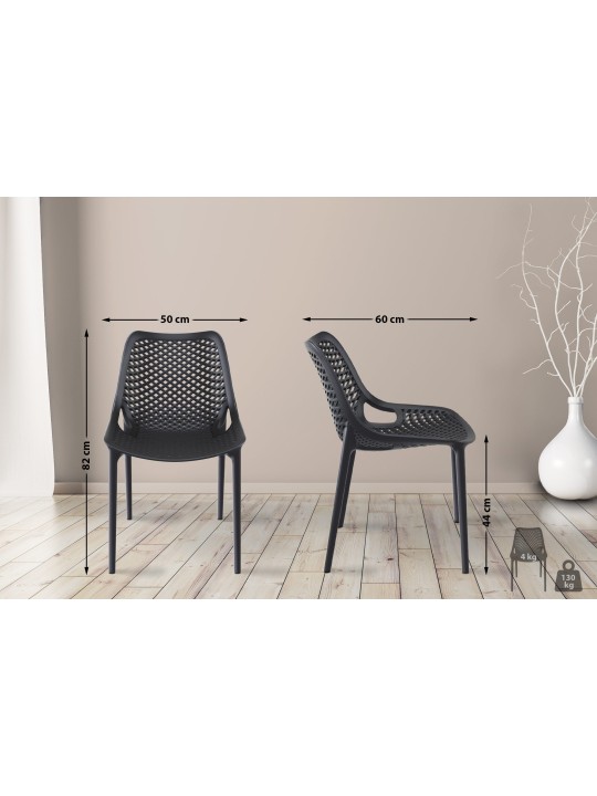 Stoel Lucht, zwart Stoel Lucht, zwart