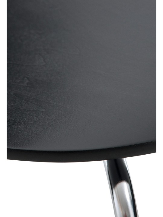 Set van 2 bezoekersstoelen Diego, zwart