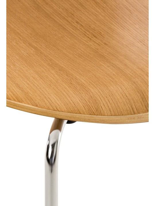 Set van 2 bezoekersstoelen Diego, eiken