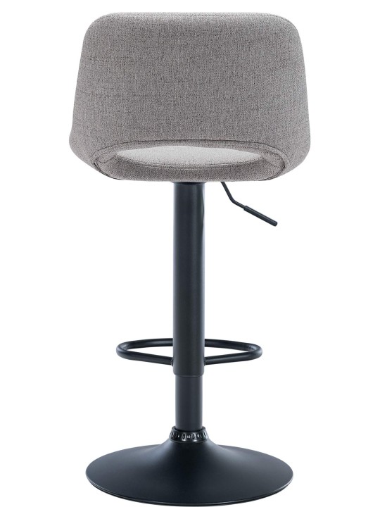 Barkruk Camden stof, lichtgrijs