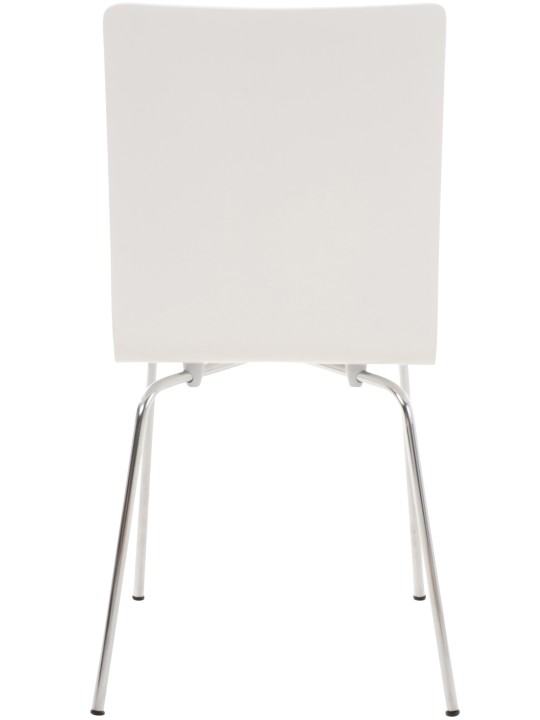 Set van 4 Pepe bezoekersstoelen, wit Set van 4 Pepe bezoekersstoelen, wit