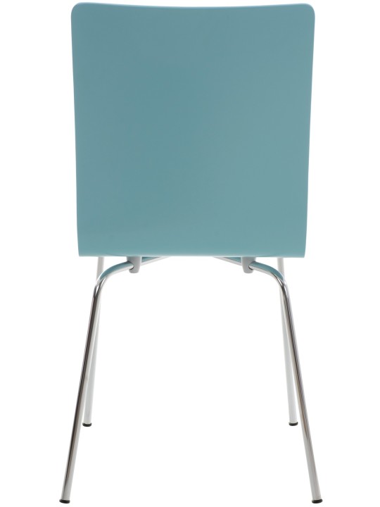 Set van 4 Pepe bezoekersstoelen, lichtblauw Set van 4 Pepe bezoekersstoelen, lichtblauw