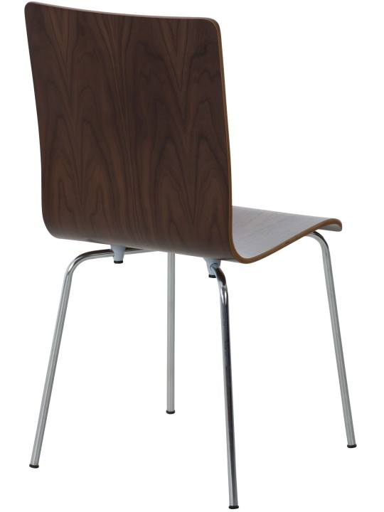 Set van 2 Pepe bezoekersstoelen, walnoot