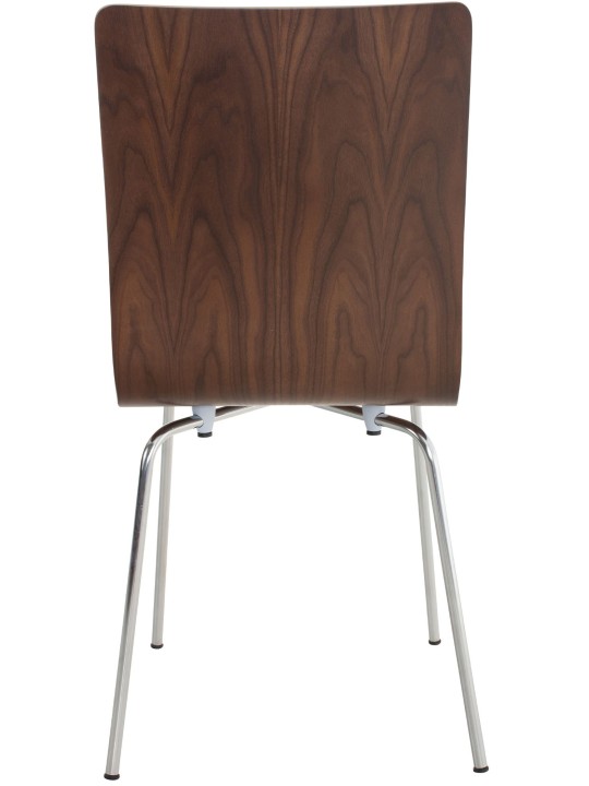 Set van 2 Pepe bezoekersstoelen, walnoot