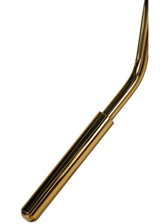 Set van 2 barkrukken Braga goud fluweel, donkergrijs