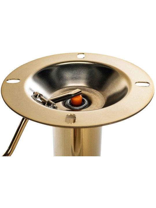 Set van 2 barkrukken Braga goud fluweel, blauw