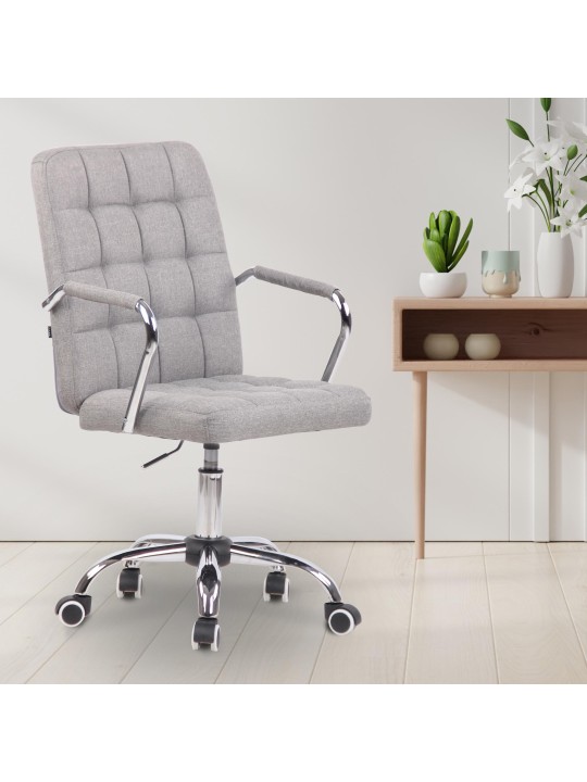 Bureaustoel Terni stof, grijs