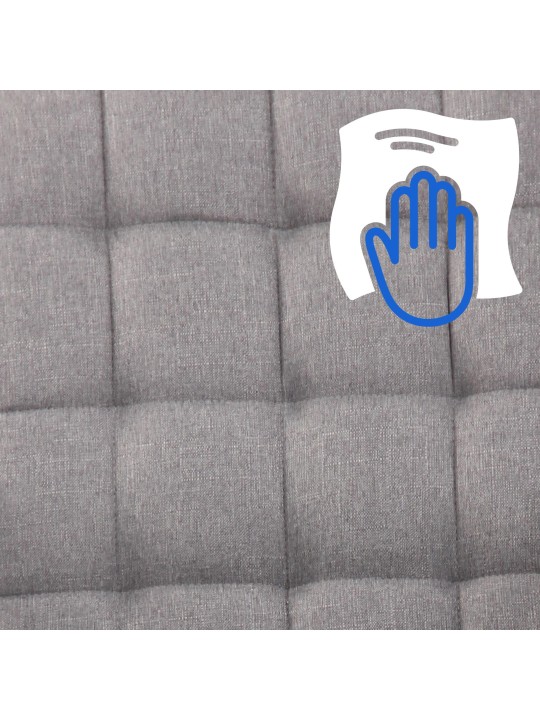 Bureaustoel Terni stof, grijs