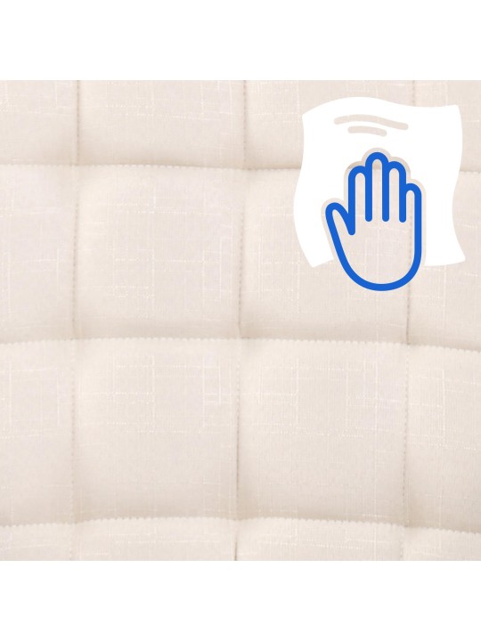 Bureaustoel Terni stof, crème