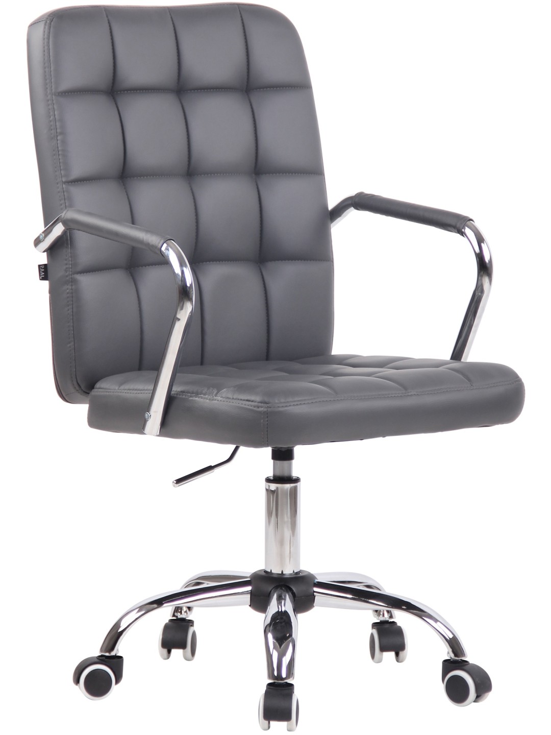 Bureaustoel Terni kunstleer, grijs