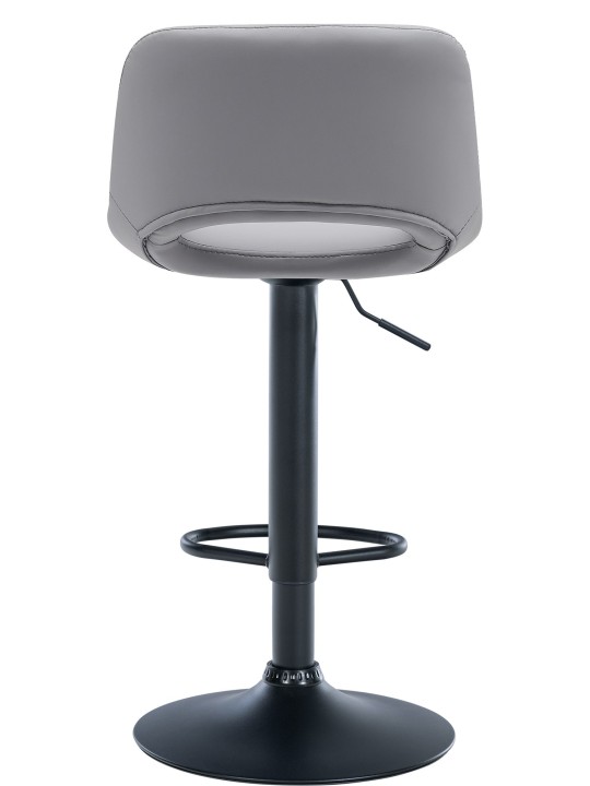 Set van 2 barkrukken Camden kunstleer, grijs