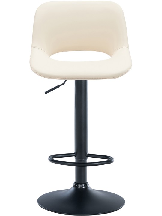 Set van 2 barkrukken Camden kunstleer, crème