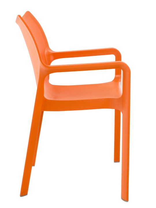 Set van 4 stoelen Diva, oranje Set van 4 stoelen Diva, oranje