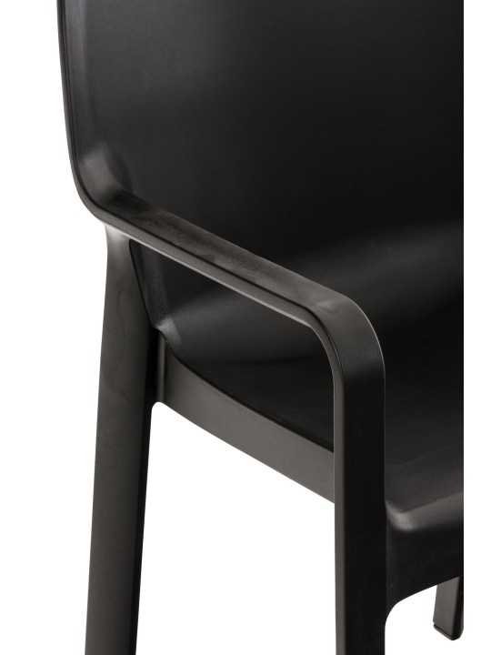 Set van 4 stoelen Diva, zwart Set van 4 stoelen Diva, zwart