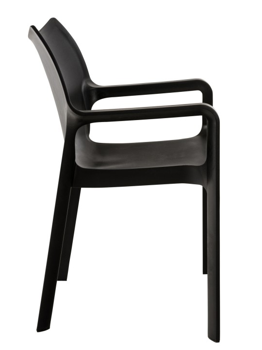 Set van 4 stoelen Diva, zwart Set van 4 stoelen Diva, zwart