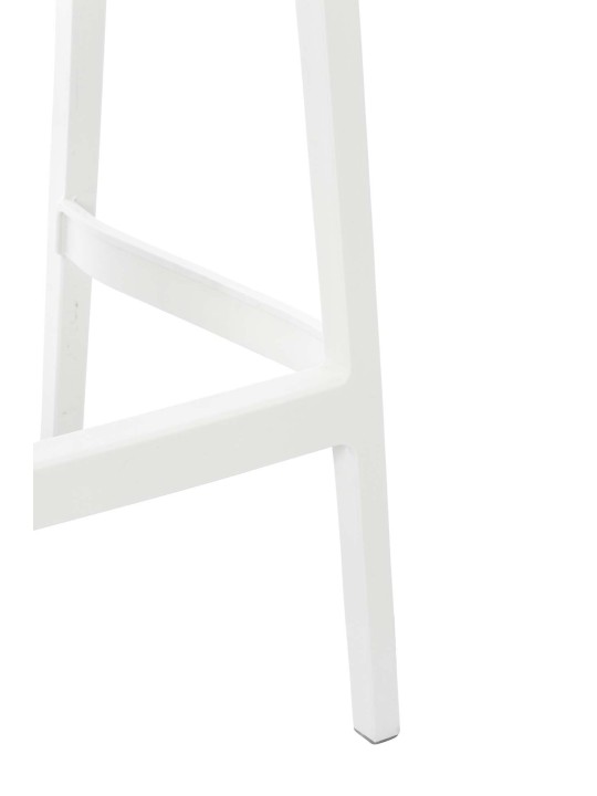 Set van 4 barkrukken Maya, wit