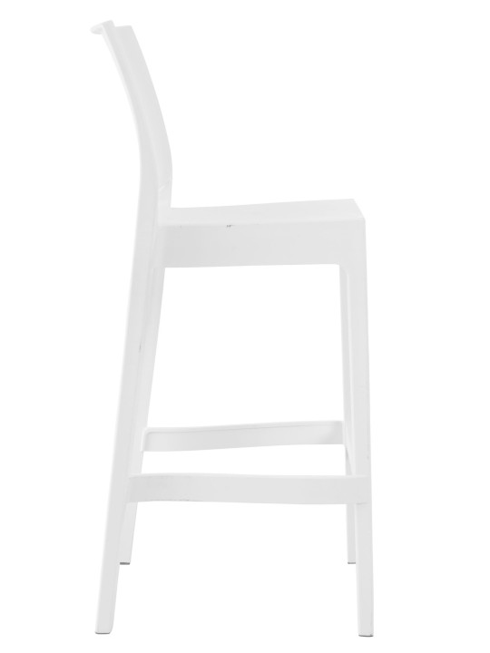 Set van 4 barkrukken Maya, wit