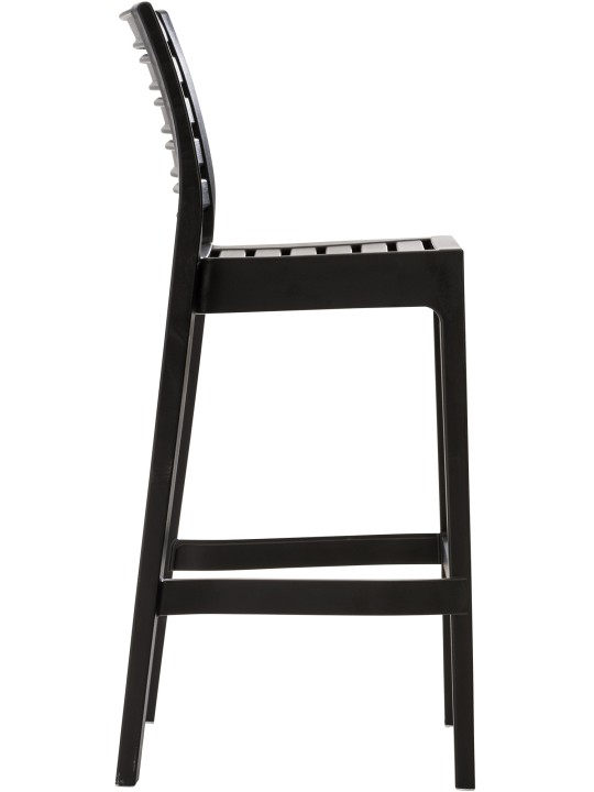 Set van 4 barkrukken Ares, zwart