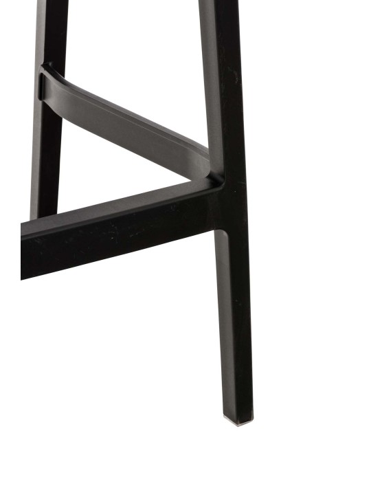 Set van 4 barkrukken Maya, zwart