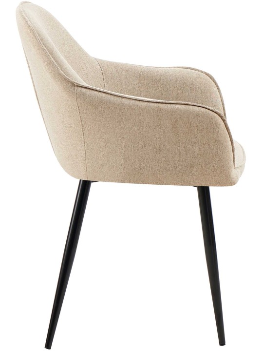 Eetkamerstoel Boise stof, taupe