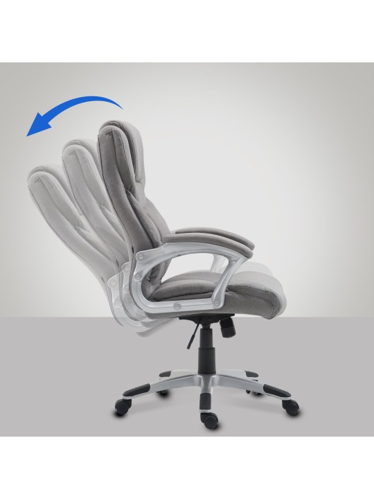 Bureaustoel Texas V2 stof, grijs Bureaustoel Texas V2 stof, grijs