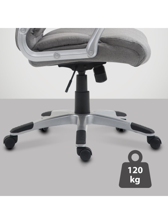 Bureaustoel Texas V2 stof, grijs Bureaustoel Texas V2 stof, grijs