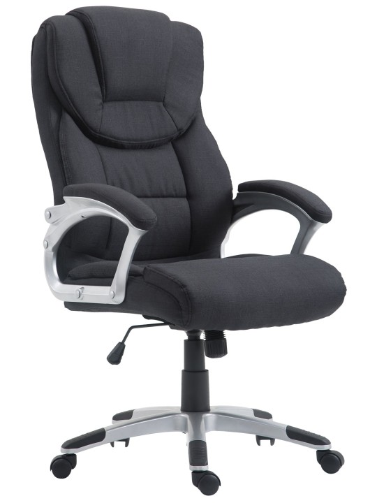 Bureaustoel Texas V2 stof, zwart