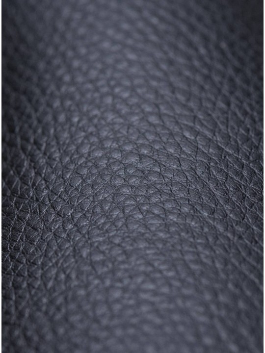 Set van 2 eetkamerstoelen Foley kunstleer, eiken/zwart