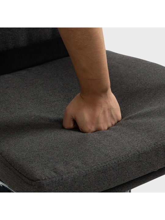 Bureaustoel Cleveland stof, donkergrijs