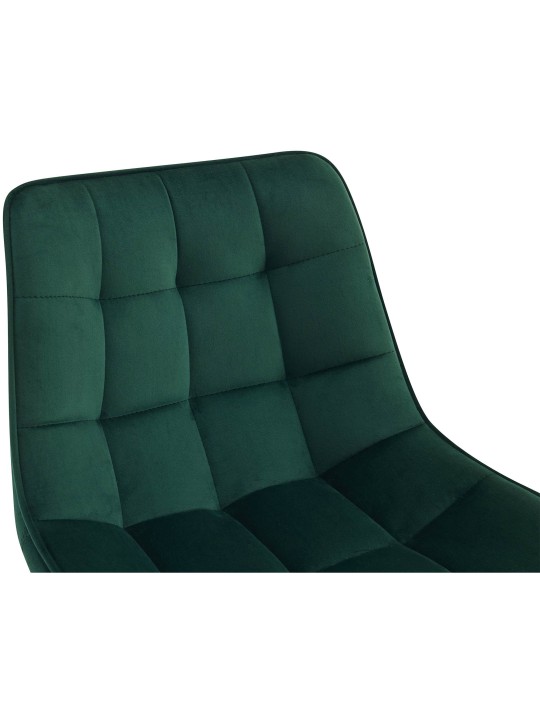 Set van 2 barkrukken Dartford fluweel, groen