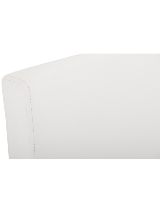 Set van 2 barkrukken Paros kunstleer, wit