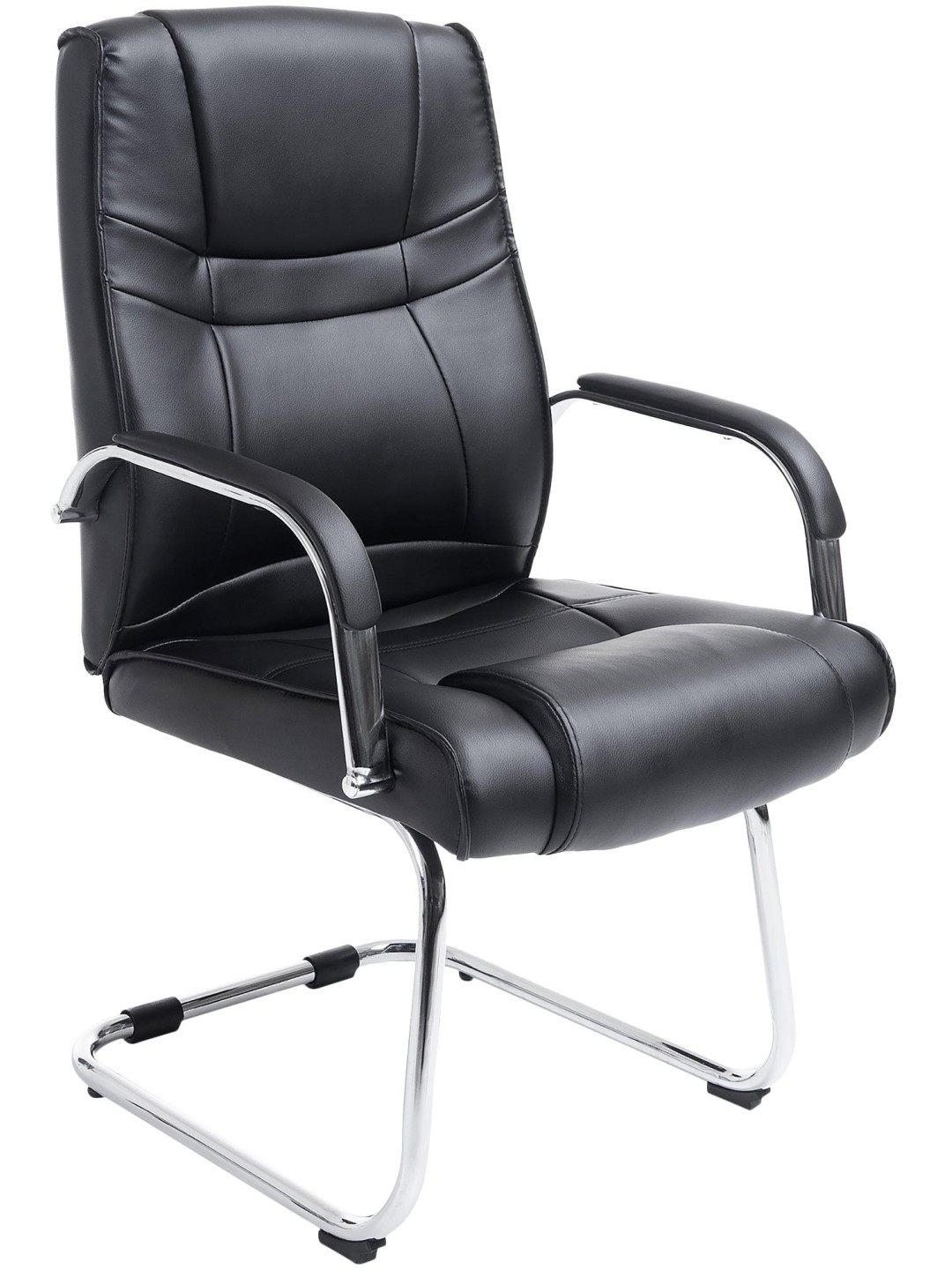 Bezoekersstoel Attila, zwart