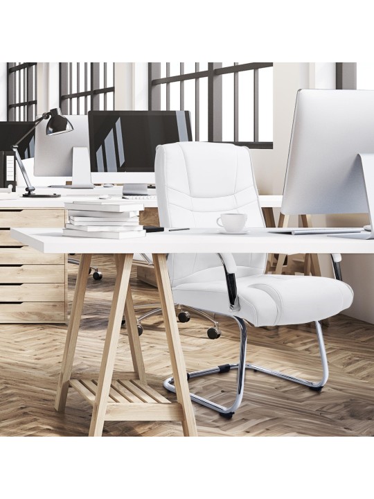 Set van 2 stoelen Attila, wit