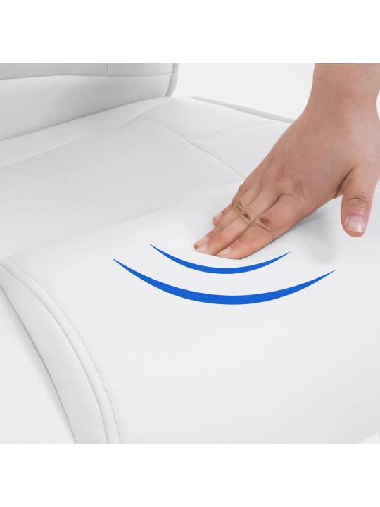 Set van 2 stoelen Attila, wit