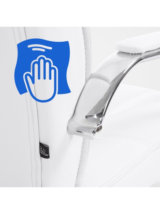 Set van 2 stoelen Attila, wit