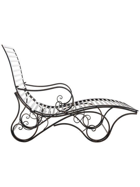 Tuinligstoel Amiens, brons