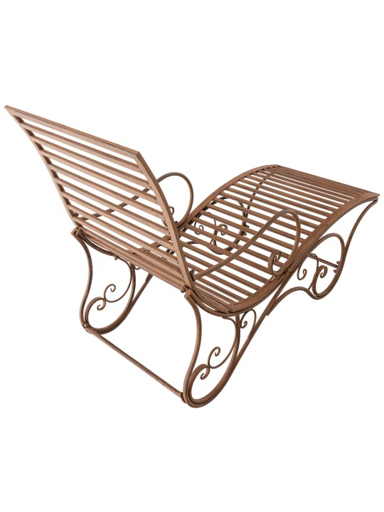 Tuinligstoel Amiens, antiek bruin Tuinligstoel Amiens, antiek bruin