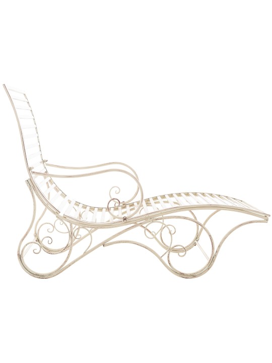 Tuinligstoel Amiens, antiek crème Tuinligstoel Amiens, antiek crème