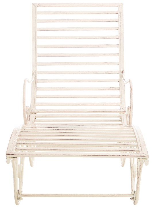 Tuinligstoel Amiens, antiek crème Tuinligstoel Amiens, antiek crème