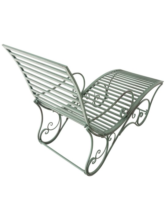 Tuinligstoel Amiens, antiek groen Tuinligstoel Amiens, antiek groen