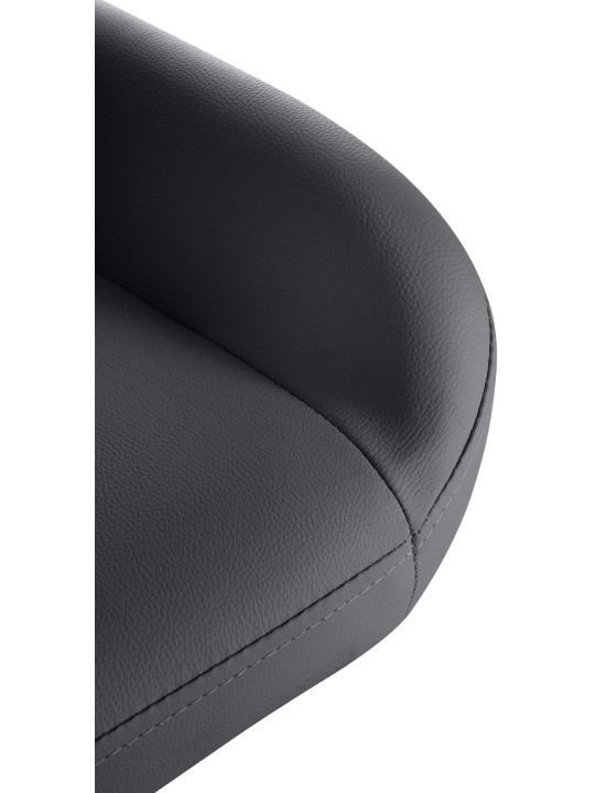 Barkruk Braga Goud kunstleer, zwart