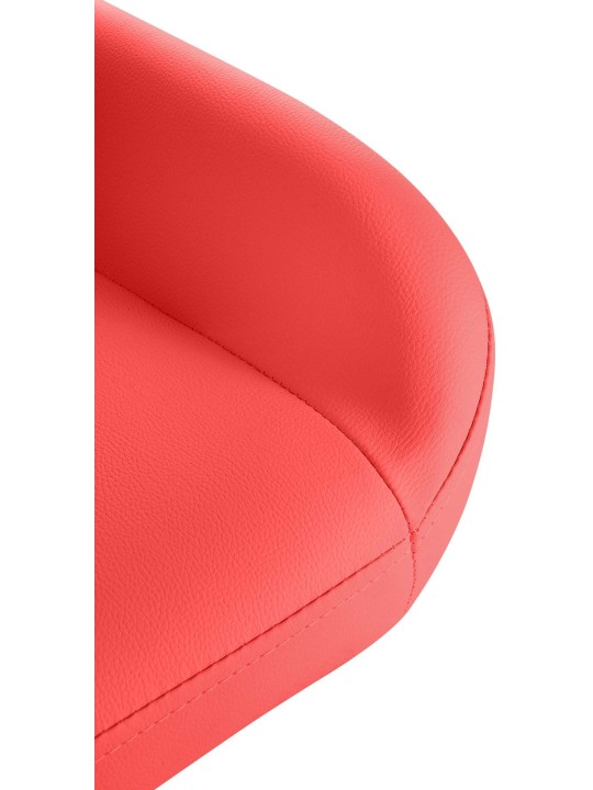 Set van 2 barkrukken Braga goud kunstleer, rood