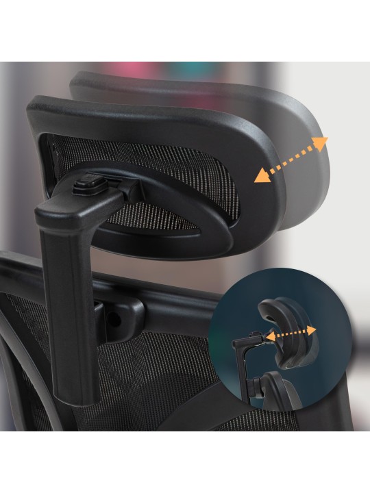 Bureaustoel Deshler, zwart