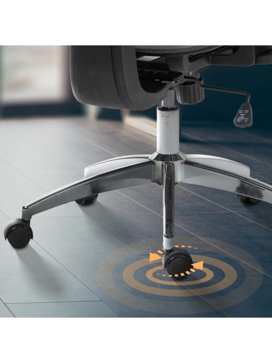 Bureaustoel Deshler, grijs