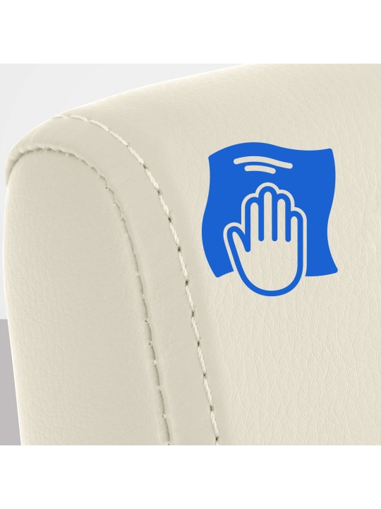 Colmar eetkamerstoel, crème