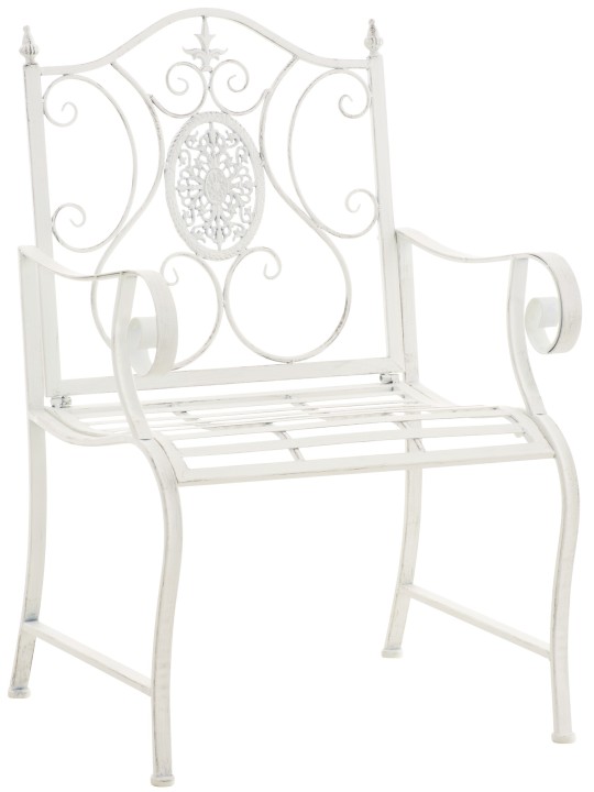 Voorzitter Punjab, antiek wit Voorzitter Punjab, antiek wit